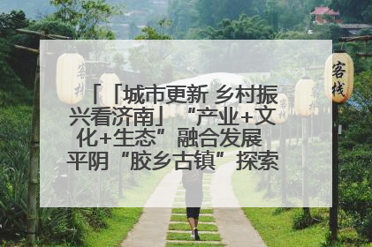 「城市更新 乡村振兴看济南」“产业+文化+生态”融合发展 平阴“胶乡古镇”探索振兴路径成效显著