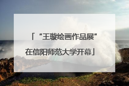 “王璇绘画作品展”在信阳师范大学开幕