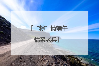 “粽”情端午 情系老兵