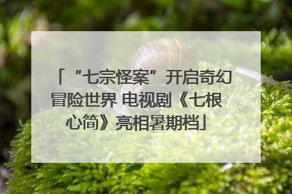 “七宗怪案”开启奇幻冒险世界 电视剧《七根心简》亮相暑期档