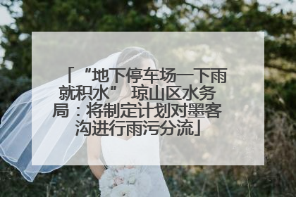 “地下停车场一下雨就积水” 琼山区水务局：将制定计划对墨客沟进行雨污分流