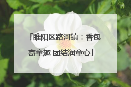 睢阳区路河镇：香包寄童趣 团结润童心