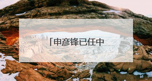 申彦锋已任中核集团董事长