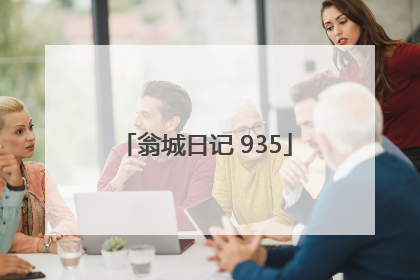 翁城日记 935