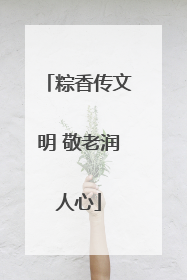 粽香传文明 敬老润人心