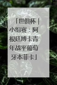 世俱杯｜小组赛：阿根廷博卡青年战平葡萄牙本菲卡