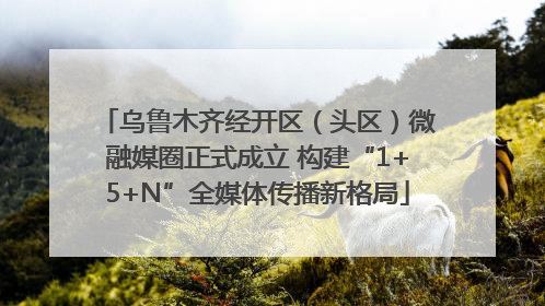 乌鲁木齐经开区（头区）微融媒圈正式成立 构建“1+5+N”全媒体传播新格局