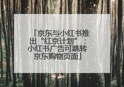 京东与小红书推出“红京计划”：小红书广告可跳转京东购物页面