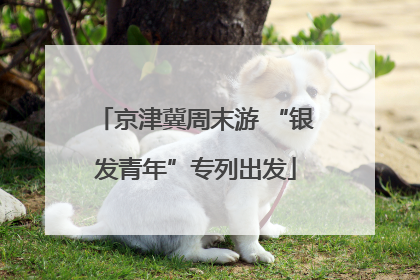 京津冀周末游 “银发青年”专列出发