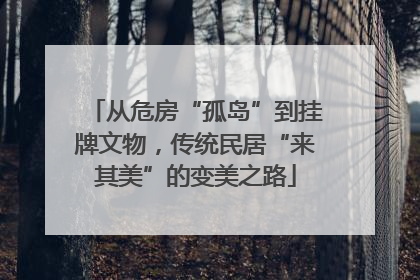 从危房“孤岛”到挂牌文物，传统民居“来其美”的变美之路