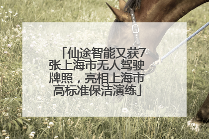 仙途智能又获7张上海市无人驾驶牌照，亮相上海市高标准保洁演练