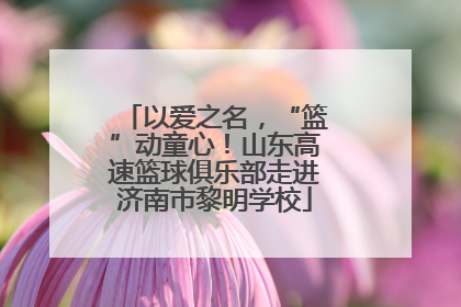 以爱之名，“篮”动童心！山东高速篮球俱乐部走进济南市黎明学校