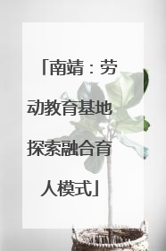 南靖：劳动教育基地探索融合育人模式