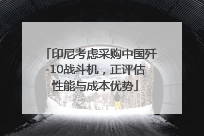 印尼考虑采购中国歼-10战斗机，正评估性能与成本优势