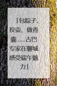 包粽子、投壶、做香囊……古巴专家在聊城感受端午魅力
