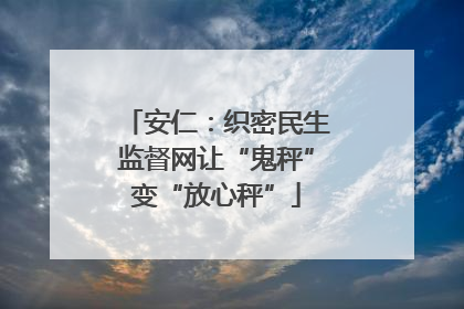 安仁：织密民生监督网让“鬼秤”变“放心秤”