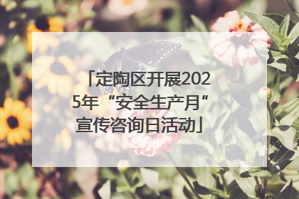 定陶区开展2025年“安全生产月”宣传咨询日活动