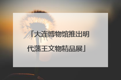 大连博物馆推出明代藩王文物精品展