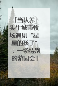 当认养一头牛城市牧场遇见“星星的孩子”：一场特别的游园会