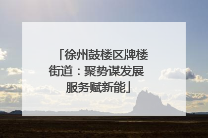 徐州鼓楼区牌楼街道：聚势谋发展 服务赋新能