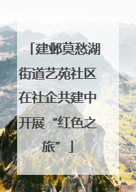 建邺莫愁湖街道艺苑社区在社企共建中开展“红色之旅”