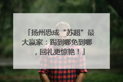 扬州恐成“苏超”最大赢家：踢到哪免到哪，回礼更惊艳！