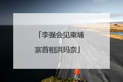 李强会见柬埔寨首相洪玛奈