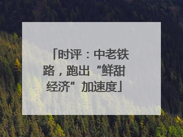 时评：中老铁路，跑出“鲜甜经济”加速度