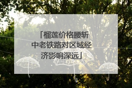 榴莲价格腰斩 中老铁路对区域经济影响深远