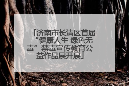 济南市长清区首届“健康人生 绿色无毒”禁毒宣传教育公益作品展开展