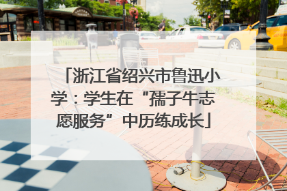 浙江省绍兴市鲁迅小学：学生在“孺子牛志愿服务”中历练成长
