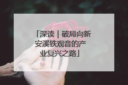深读｜破局向新 安溪铁观音的产业复兴之路