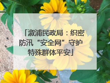 溆浦民政局：织密防汛“安全网”守护特殊群体平安