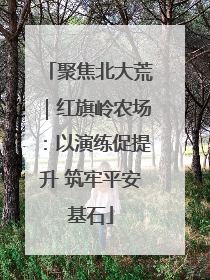 聚焦北大荒｜红旗岭农场：以演练促提升 筑牢平安基石