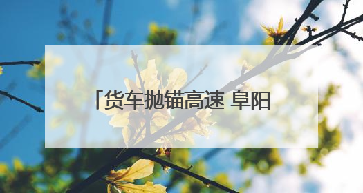 货车抛锚高速 阜阳交警解“燃油之急”