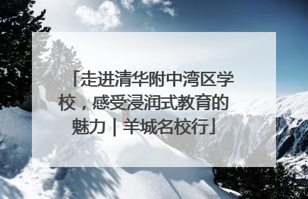 走进清华附中湾区学校，感受浸润式教育的魅力｜羊城名校行