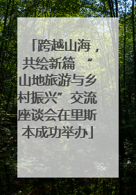 跨越山海，共绘新篇 “山地旅游与乡村振兴”交流座谈会在里斯本成功举办