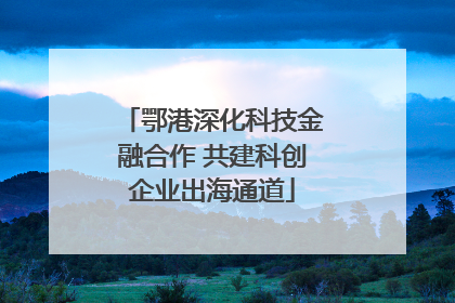 鄂港深化科技金融合作 共建科创企业出海通道