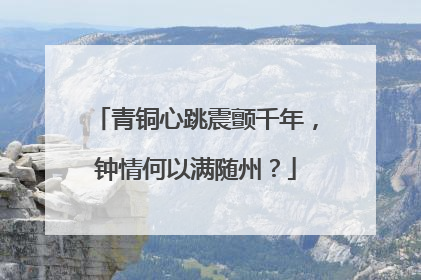 青铜心跳震颤千年，钟情何以满随州？