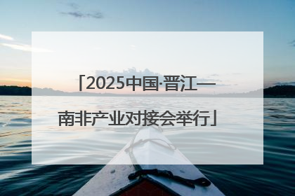 2025中国·晋江—南非产业对接会举行