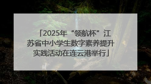 2025年“领航杯”江苏省中小学生数字素养提升实践活动在连云港举行