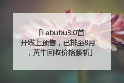 Labubu3.0首开线上预售，已排至8月，黄牛回收价格腰斩