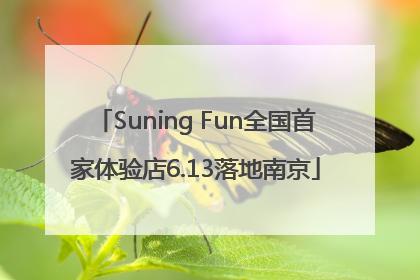 Suning Fun全国首家体验店6.13落地南京
